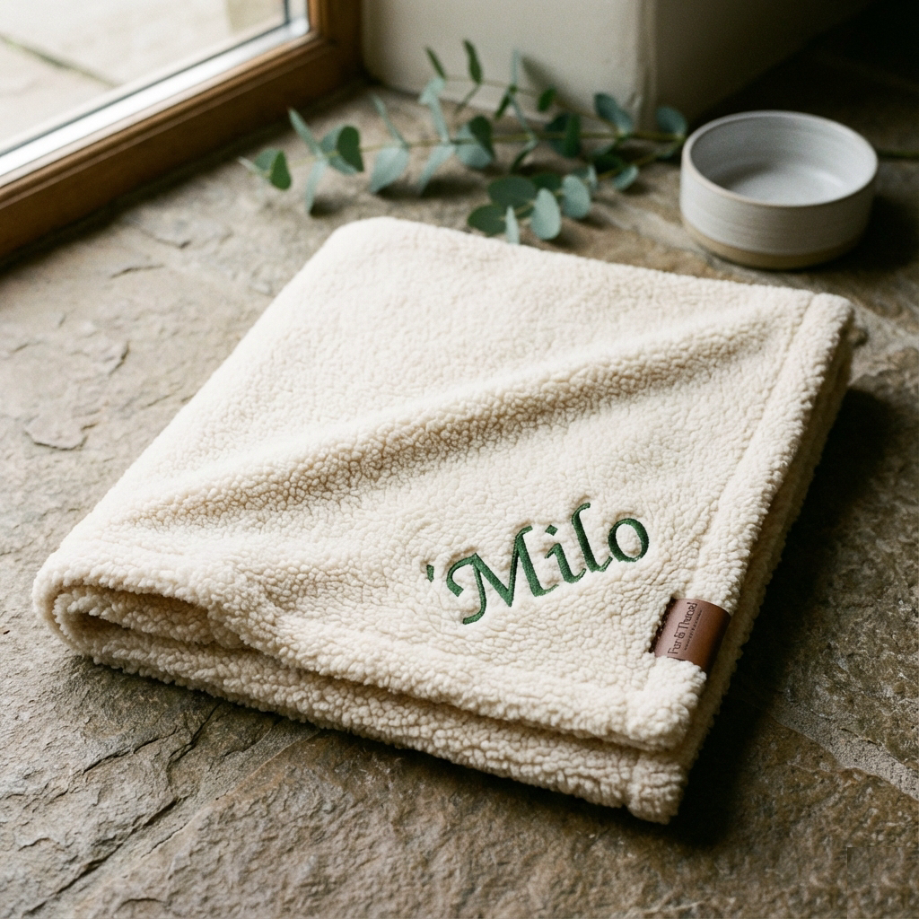 Bespoke Embroidered Blanket